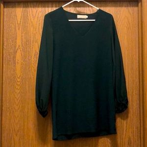 Forest green light weight tunic blouse
